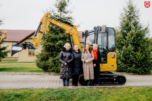 Nowa koparka w Gminie Łoniów