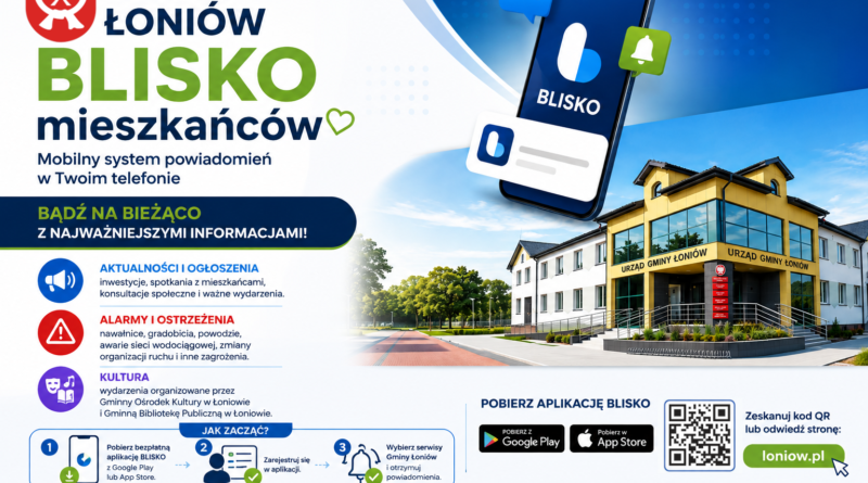 BLISKO mieszkańców – najważniejsze informacje prosto na Twój telefon
