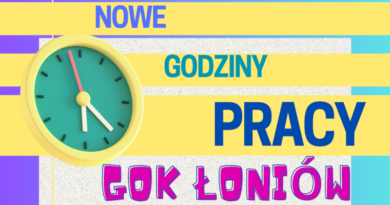 Nowe godziny pracy GOK