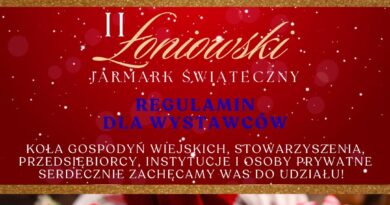 II ŁONIOWSKI JARMARK ŚWIĄTECZNY