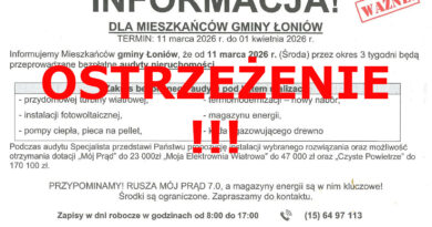 Ostrzeżenie dla Mieszkańców