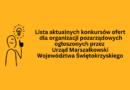 Konkursy grantowe Urzędu Marszałkowskiego