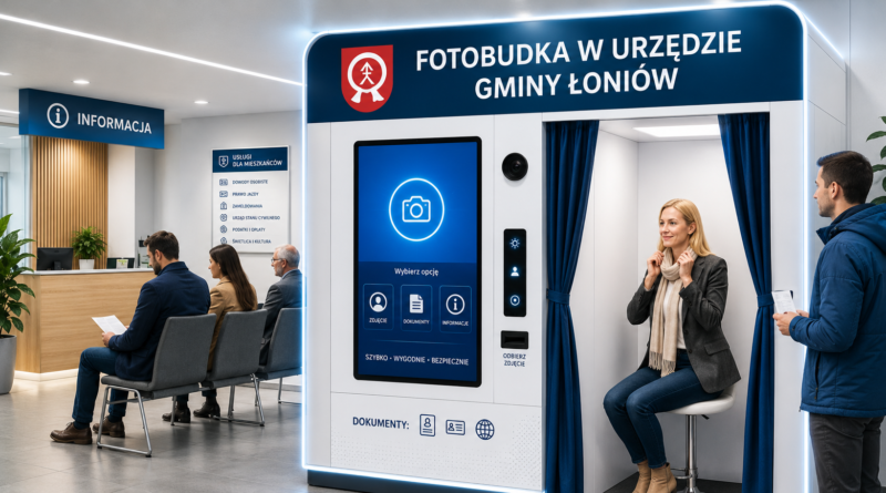 Nowoczesna fotobudka w Urzędzie