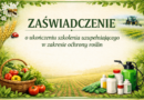 Zaświadczenia o ukończeniu szkolenia uzupełniającego w zakresie ochrony roślin