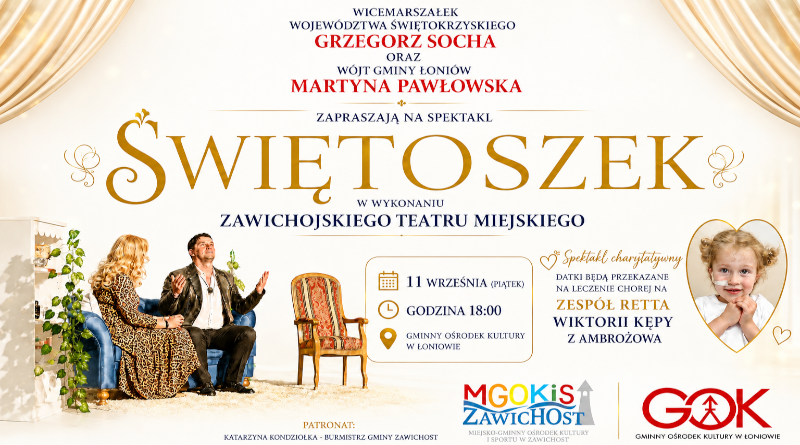 Spektakl „Świętoszek” w wykonaniu Zawichojskiego Teatru Miejskiego