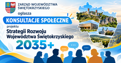 Konsultacje społeczne projektu Strategii Rozwoju Województwa Świętokrzyskiego 2035+